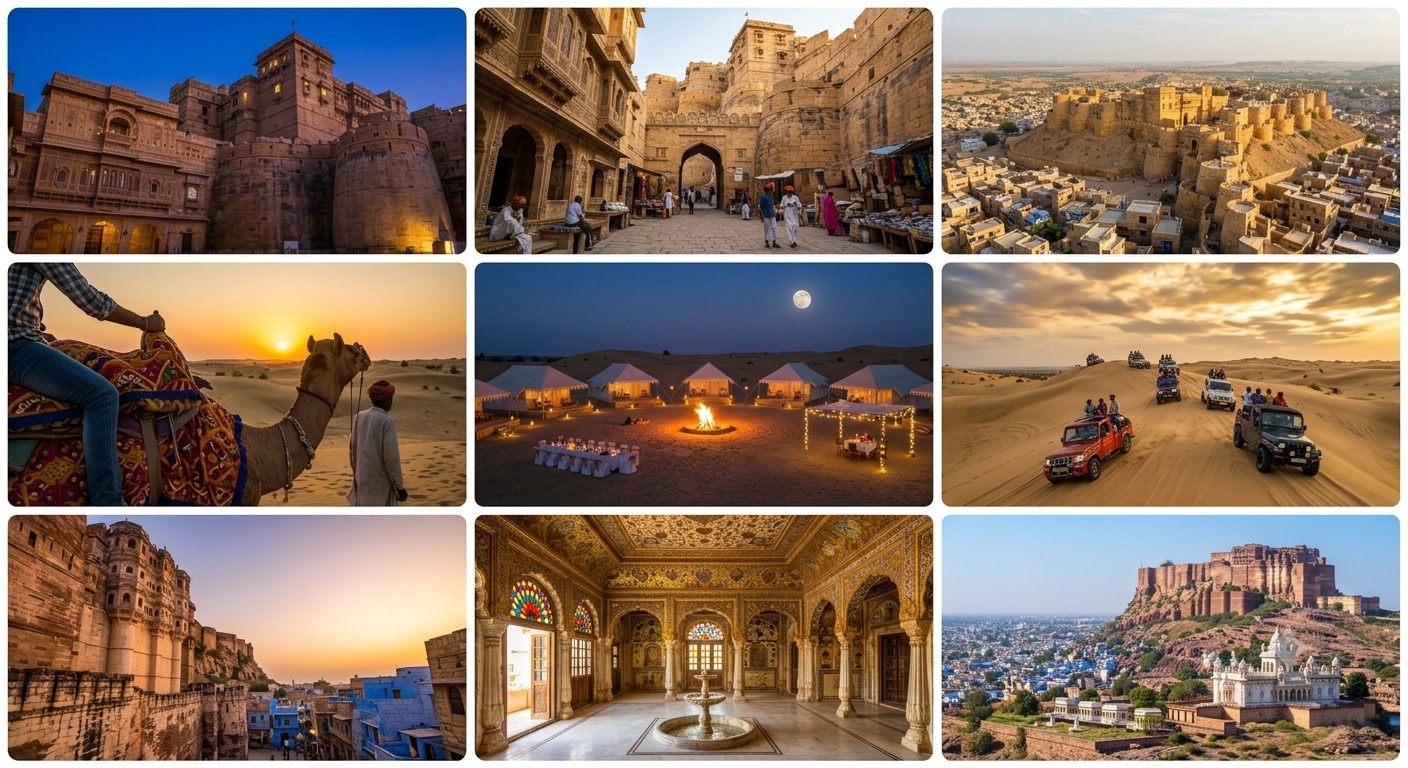 Jaisalmer, Sam Sand Dunes & Jodhpur tour package